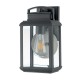 Elstead Lighting Mała latarnia naścienna Byron - 1 źródło światła - Grafitowe IP44 QZ-BYRON-S-GR