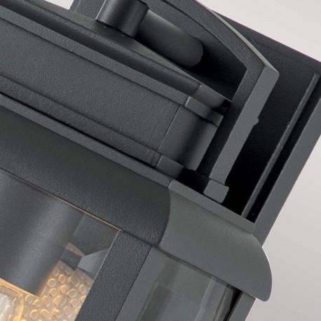 Elstead Lighting Mała latarnia naścienna Byron - 1 źródło światła - Grafitowe IP44 QZ-BYRON-S-GR