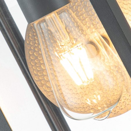 Elstead Lighting Mała latarnia naścienna Byron - 1 źródło światła - Grafitowe IP44 QZ-BYRON-S-GR