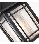 Outdoor pendant lamps - Elstead Lighting Cedar Point medium pendant lantern - 1 light source IP44 QZ-CEDAR-POINT8-M-BK - product 3