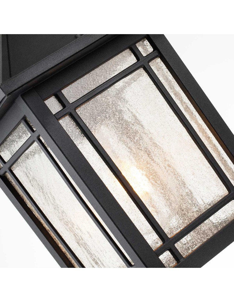 Outdoor pendant lamps - Elstead Lighting Cedar Point medium pendant lantern - 1 light source IP44 QZ-CEDAR-POINT8-M-BK - product kolory-swiatla.pl 3