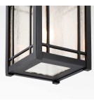 Outdoor pendant lamps - Elstead Lighting Cedar Point medium pendant lantern - 1 light source IP44 QZ-CEDAR-POINT8-M-BK - product 4