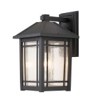 Outdoor wall lamps - Elstead Lighting Large Cedar Point wall lantern - 1 light source IP44 QZ-CEDAR-POINT-L-BK - product 1