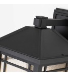 Outdoor wall lamps - Elstead Lighting Large Cedar Point wall lantern - 1 light source IP44 QZ-CEDAR-POINT-L-BK - product 2