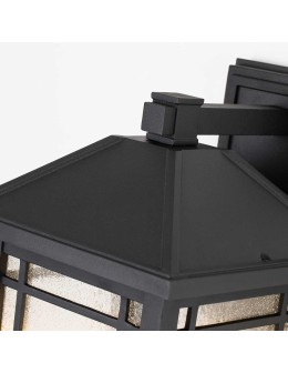 Elstead Lighting Large Cedar Point wall lantern - 1 light source IP44 QZ-CEDAR-POINT-L-BK - product 2