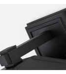 Outdoor wall lamps - Elstead Lighting Large Cedar Point wall lantern - 1 light source IP44 QZ-CEDAR-POINT-L-BK - product 3