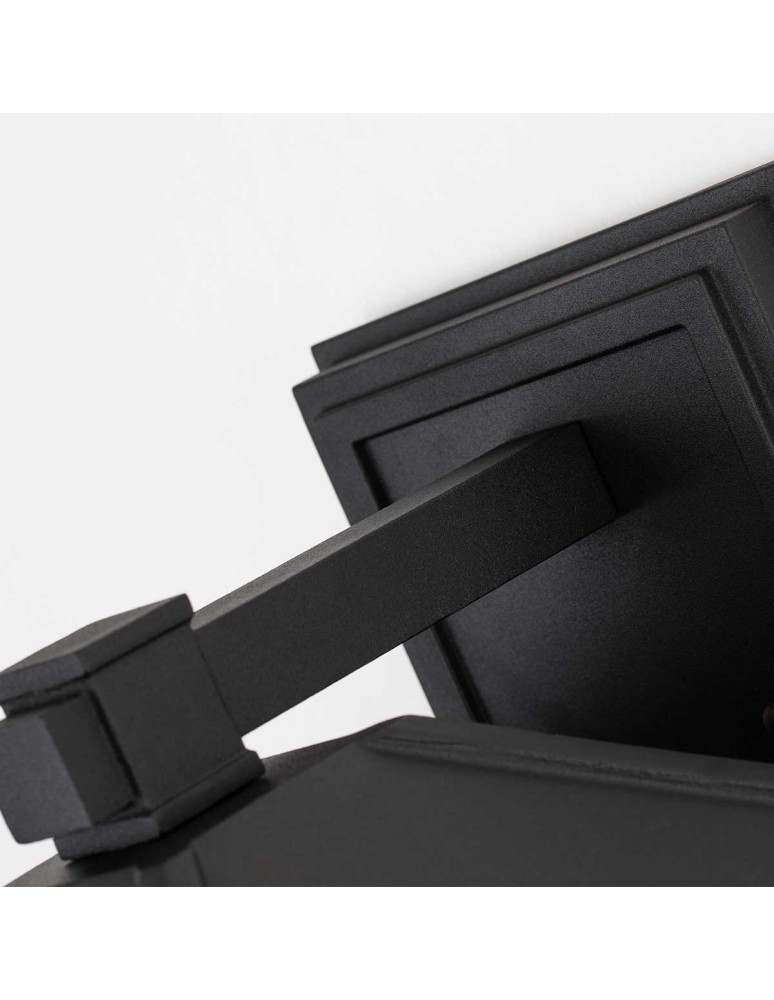 Outdoor wall lamps - Elstead Lighting Large Cedar Point wall lantern - 1 light source IP44 QZ-CEDAR-POINT-L-BK - product kolory-swiatla.pl 3