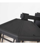 Outdoor wall lamps - Elstead Lighting Cedar Point medium wall lantern - 1 light source IP44 QZ-CEDAR-POINT-M-BK - product 2