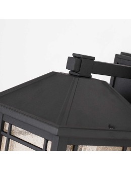 Elstead Lighting Średnia latarnia naścienna Cedar Point - 1 źródło światła IP44 QZ-CEDAR-POINT-M-BK - produkt 2