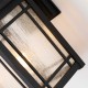 Elstead Lighting Średnia latarnia naścienna Cedar Point - 1 źródło światła IP44 QZ-CEDAR-POINT-M-BK