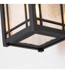Outdoor wall lamps - Elstead Lighting Cedar Point medium wall lantern - 1 light source IP44 QZ-CEDAR-POINT-M-BK - product 4