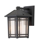 Outdoor wall lamps - Elstead Lighting Cedar Point small wall lantern - 1 light source IP44 QZ-CEDAR-POINT-S-BK - product 1