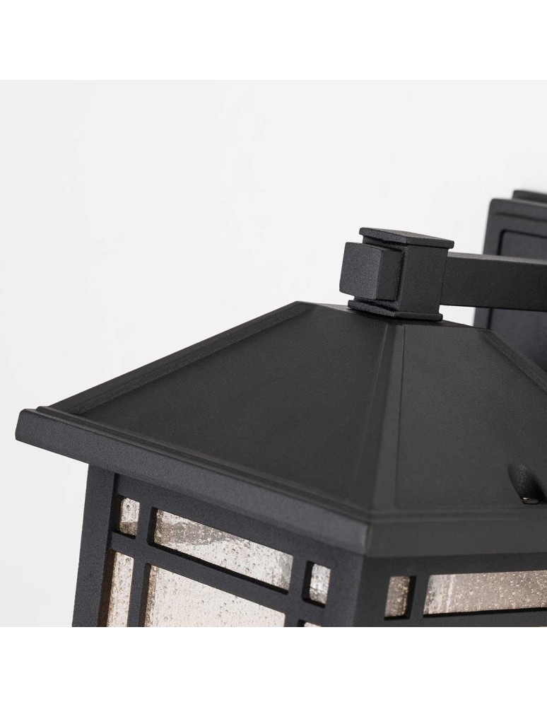 Outdoor wall lamps - Elstead Lighting Cedar Point small wall lantern - 1 light source IP44 QZ-CEDAR-POINT-S-BK - product kolory-swiatla.pl 2