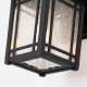 Elstead Lighting Mała latarnia naścienna Cedar Point - 1 źródło światła IP44 QZ-CEDAR-POINT-S-BK