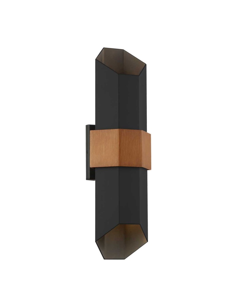 Outdoor wall lamps - Elstead Lighting Large LED Chasm IP44 wall lantern QZ-CHASM-L-BKW. - product kolory-swiatla.pl 1