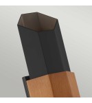 Outdoor wall lamps - Elstead Lighting Large LED Chasm IP44 wall lantern QZ-CHASM-L-BKW. - product 2