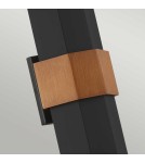 Outdoor wall lamps - Elstead Lighting Large LED Chasm IP44 wall lantern QZ-CHASM-L-BKW. - product 3