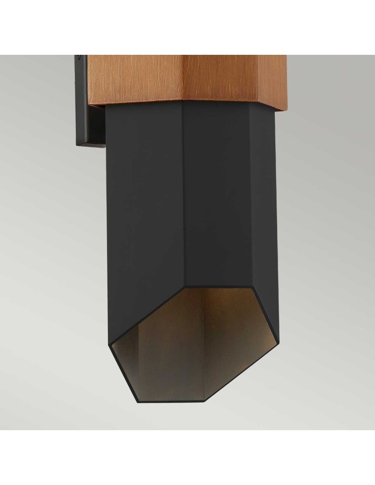 Outdoor wall lamps - Elstead Lighting Large LED Chasm IP44 wall lantern QZ-CHASM-L-BKW. - product kolory-swiatla.pl 4