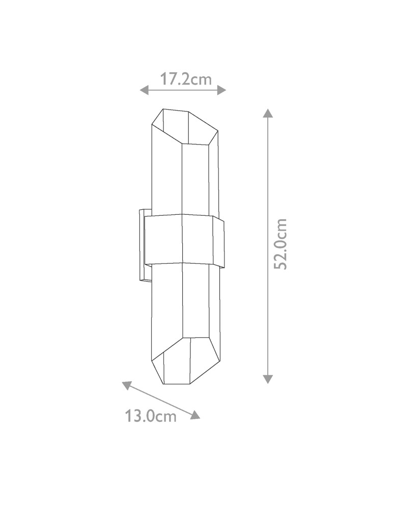Outdoor wall lamps - Elstead Lighting Large LED Chasm IP44 wall lantern QZ-CHASM-L-BKW. - product kolory-swiatla.pl 5