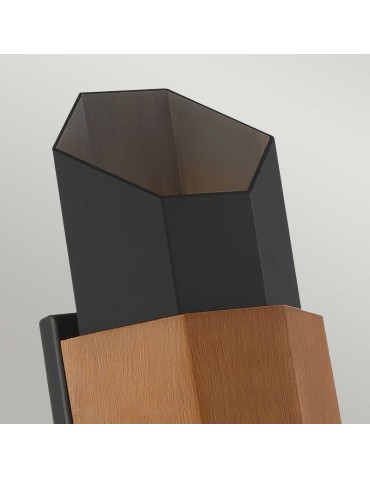 Elstead Lighting Chasm IP44 medium wall lantern QZ-CHASM-M-BKW. - product 2