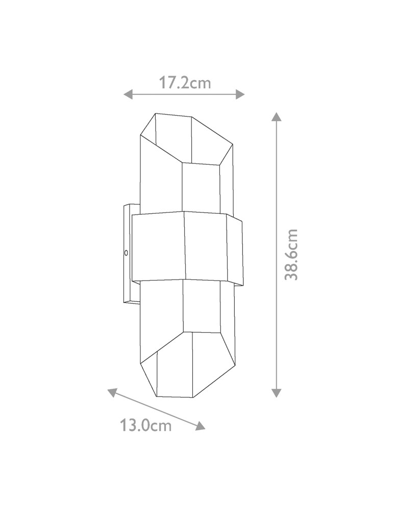 Outdoor wall lamps - Elstead Lighting Chasm IP44 medium wall lantern QZ-CHASM-M-BKW. - product kolory-swiatla.pl 5