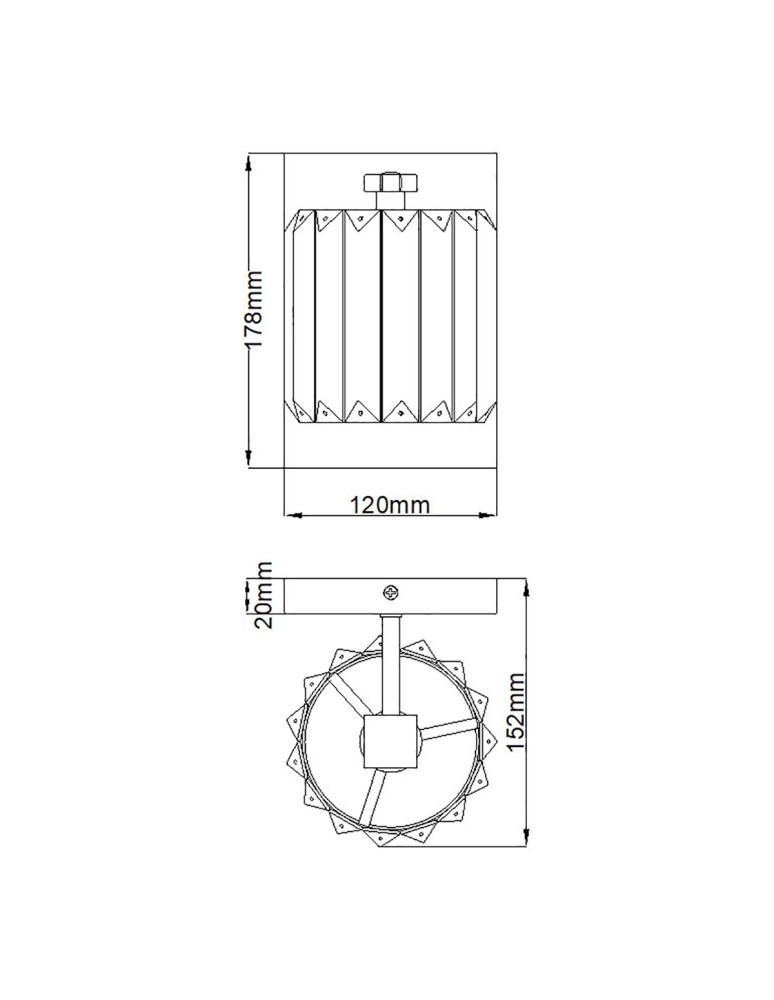 Elstead Lighting Kinkiet Divine - 1 źródło światła IP44 QZ-DIVINE1-PC-BATH