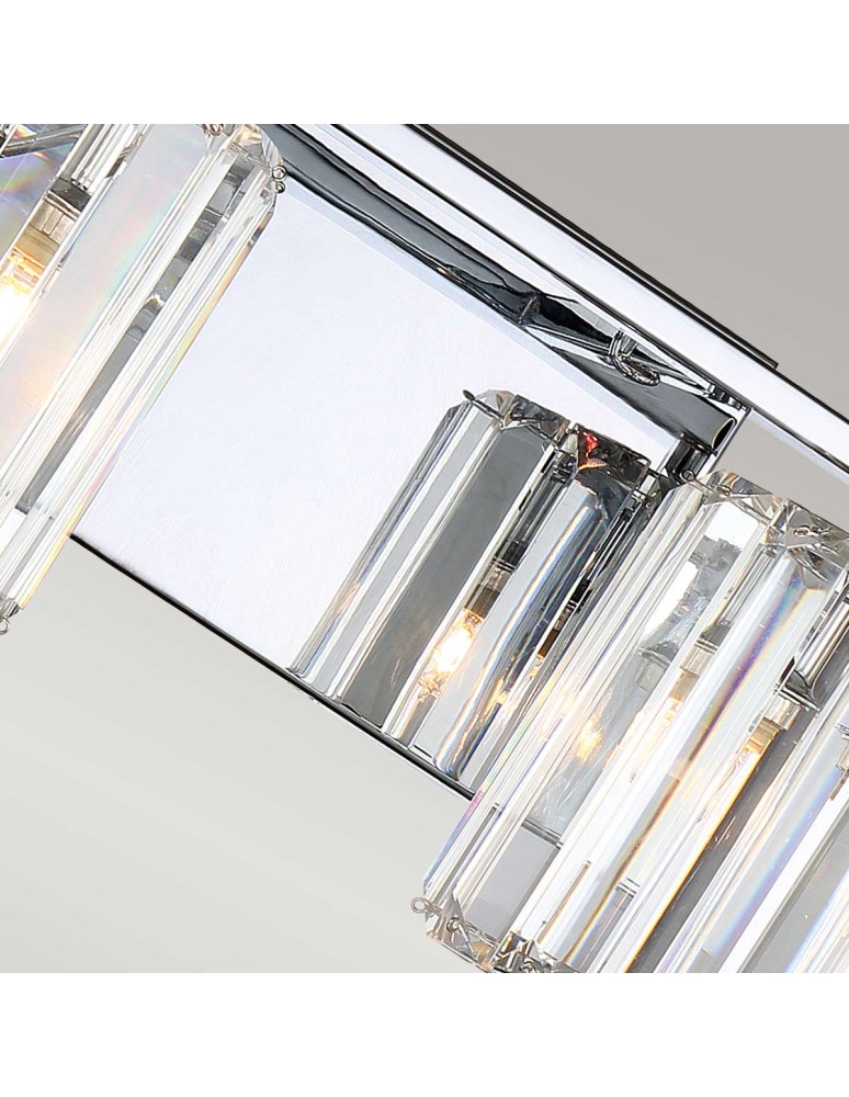 Bathroom wall lamps - Elstead Lighting Divine wall lamp - 2 light sources IP44 QZ-DIVINE2-PC-BATH - product kolory-swiatla.pl 4