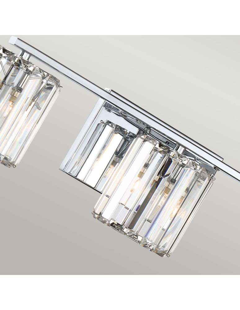 Elstead Lighting Kinkiet Divine - 3 źródła światła IP44 QZ-DIVINE3-PC-BATH