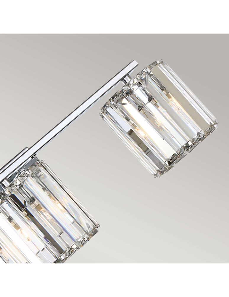 Bathroom wall lamps - Elstead Lighting Divine wall lamp - 3 light sources IP44 QZ-DIVINE3-PC-BATH - product kolory-swiatla.pl 4