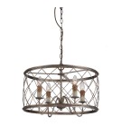 Elstead Lighting Lampa wisząca / Żyrandol Dury - 4 źródła światła QZ-DURY-P