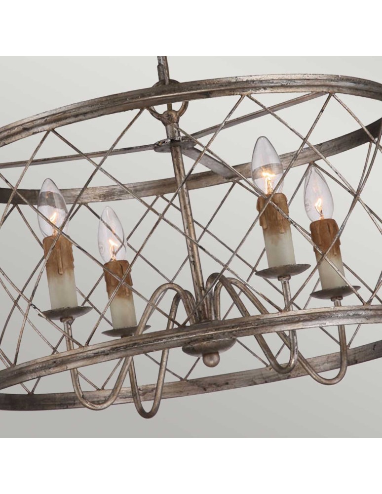 Pendant lamps - Elstead Lighting Dury pendant lamp / chandelier - 4 light sources QZ-DURY-P. - product kolory-swiatla.pl 2
