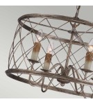 Elstead Lighting Lampa wisząca / Żyrandol Dury - 4 źródła światła QZ-DURY-P