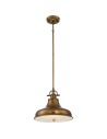 Elstead Lighting Emery medium pendant lamp - 1 light source - Aged brass QZ-EMERY-P-M-WS