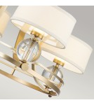 Classic chandeliers - Elstead Lighting Gotham chandelier - 4 light sources - Brushed brass QZ-GOTHAM4-BB - product 3