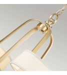 Classic chandeliers - Elstead Lighting Gotham chandelier - 4 light sources - Brushed brass QZ-GOTHAM4-BB - product 5