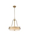 Elstead Lighting Gotham pendant lamp - 4 light sources - Brushed brass QZ-GOTHAM-P-BB