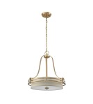 Pendant lamps - Elstead Lighting Gotham pendant lamp - 4 light sources - Brushed brass QZ-GOTHAM-P-BB - product 2