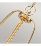 Pendant lamps - Elstead Lighting Gotham pendant lamp - 4 light sources - Brushed brass QZ-GOTHAM-P-BB - product 4