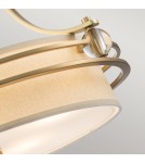 Elstead Lighting Lampa wisząca Gotham - 4 źródła światła - Szczotkowany mosiądz QZ-GOTHAM-P-BB