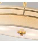 Pendant lamps - Elstead Lighting Gotham pendant lamp - 4 light sources - Brushed brass QZ-GOTHAM-P-BB - product 6