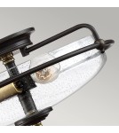 Elstead Lighting Plafon Griffin - 3 źródła światła - Brąz palladiański / Postarzany mosiądz QZ-GRIFFIN-F-C-PNAB