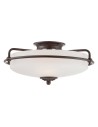 Elstead Lighting Griffin Plafond - 3 light sources - Palladian Bronze QZ-GRIFFIN-F-PN