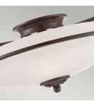 Elstead Lighting Plafon Griffin - 3 źródła światła - Brąz palladiański QZ-GRIFFIN-F-PN