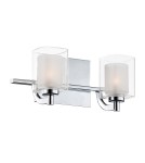 Bathroom wall lamps - Elstead Lighting Kolt wall lamp - 2 light sources IP44 QZ-KOLT2-PC-BATH - product 1