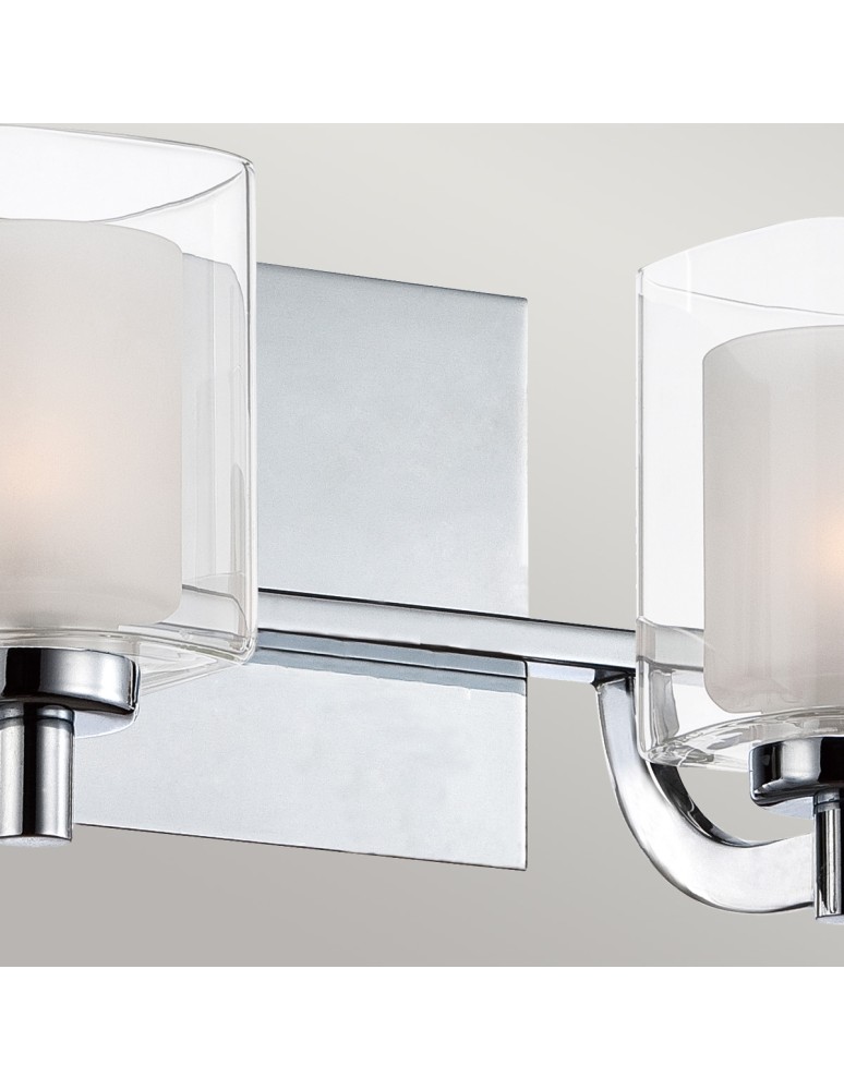 Bathroom wall lamps - Elstead Lighting Kolt wall lamp - 2 light sources IP44 QZ-KOLT2-PC-BATH - product kolory-swiatla.pl 2
