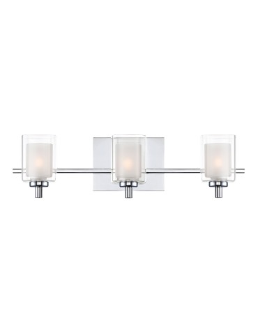 Elstead Lighting Kinkiet Kolt - 3 źródła światła IP44 QZ-KOLT3-PC-BATH