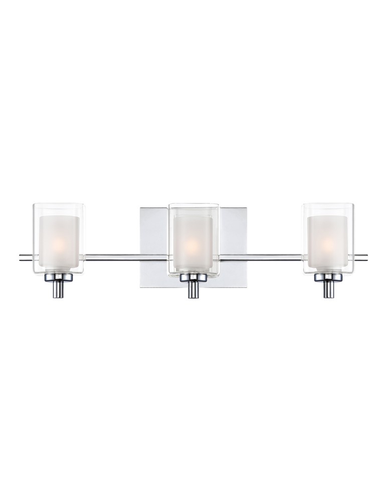 Bathroom wall lamps - Elstead Lighting Kolt wall lamp - 3 light sources IP44 QZ-KOLT3-PC-BATH - product kolory-swiatla.pl 1