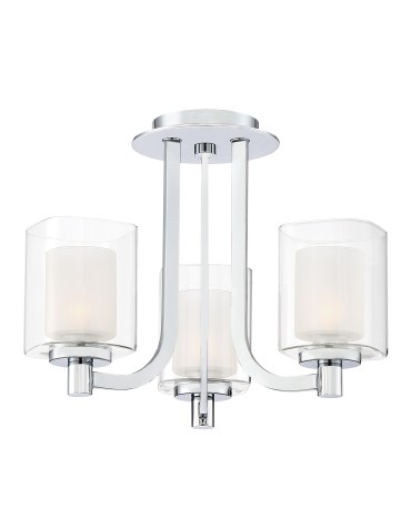 Elstead Lighting Kolt semi-plaf - 3 light sources IP44 QZ-KOLT-SF-PC-BATH