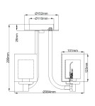 Elstead Lighting Półplafon Kolt - 3 źródła światła IP44 QZ-KOLT-SF-PC-BATH