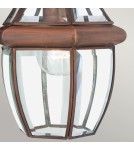 Outdoor pendant lamps - Elstead Lighting Newbury medium pendant lantern - 1 light source - Lacquered aged copper IP23 QZ-NEWBURY8-M-A - product 4